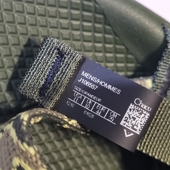 Chaco Men's Z/2 Green Camo Sandals - Picture 9 of 11